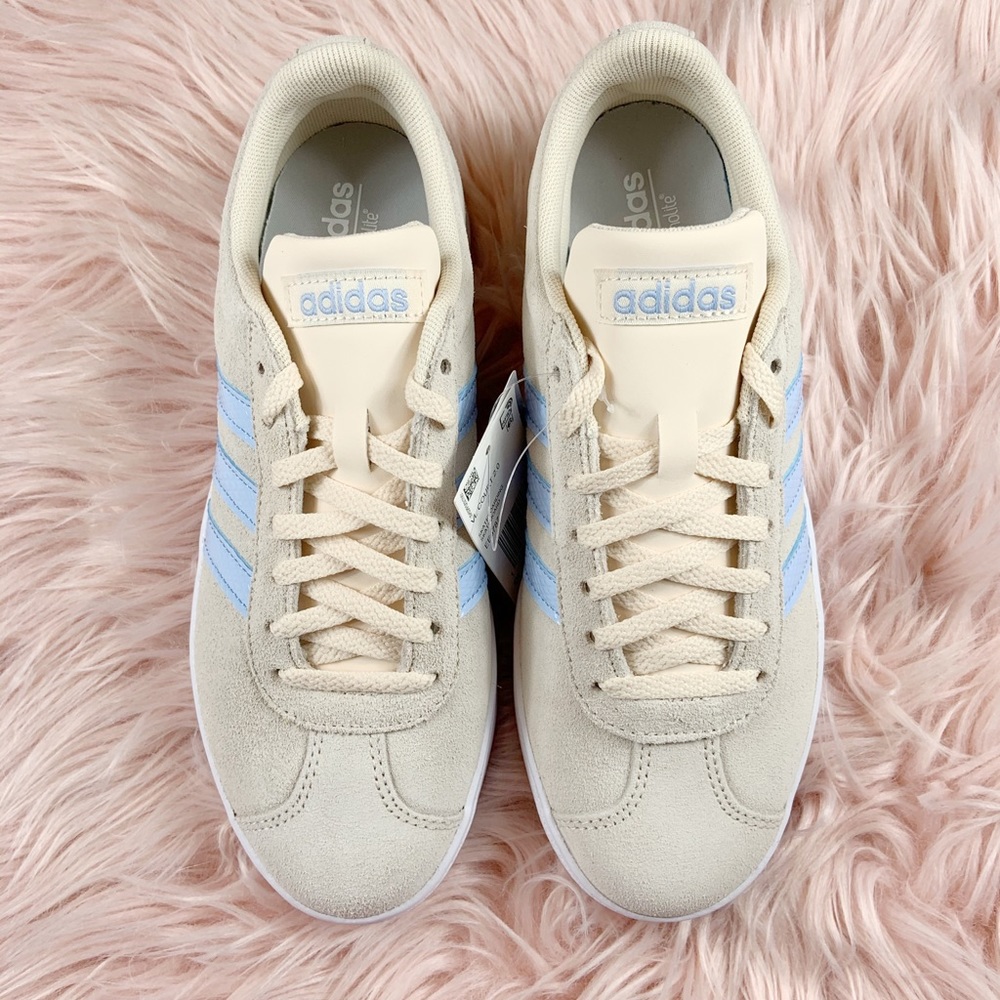 New Adidas Women’s VL Court 2.0 Sneakers - Picture 4 of 6